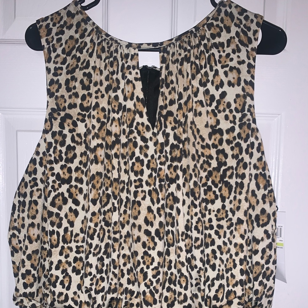 Leopard Print Jumpsuit 18W NWT